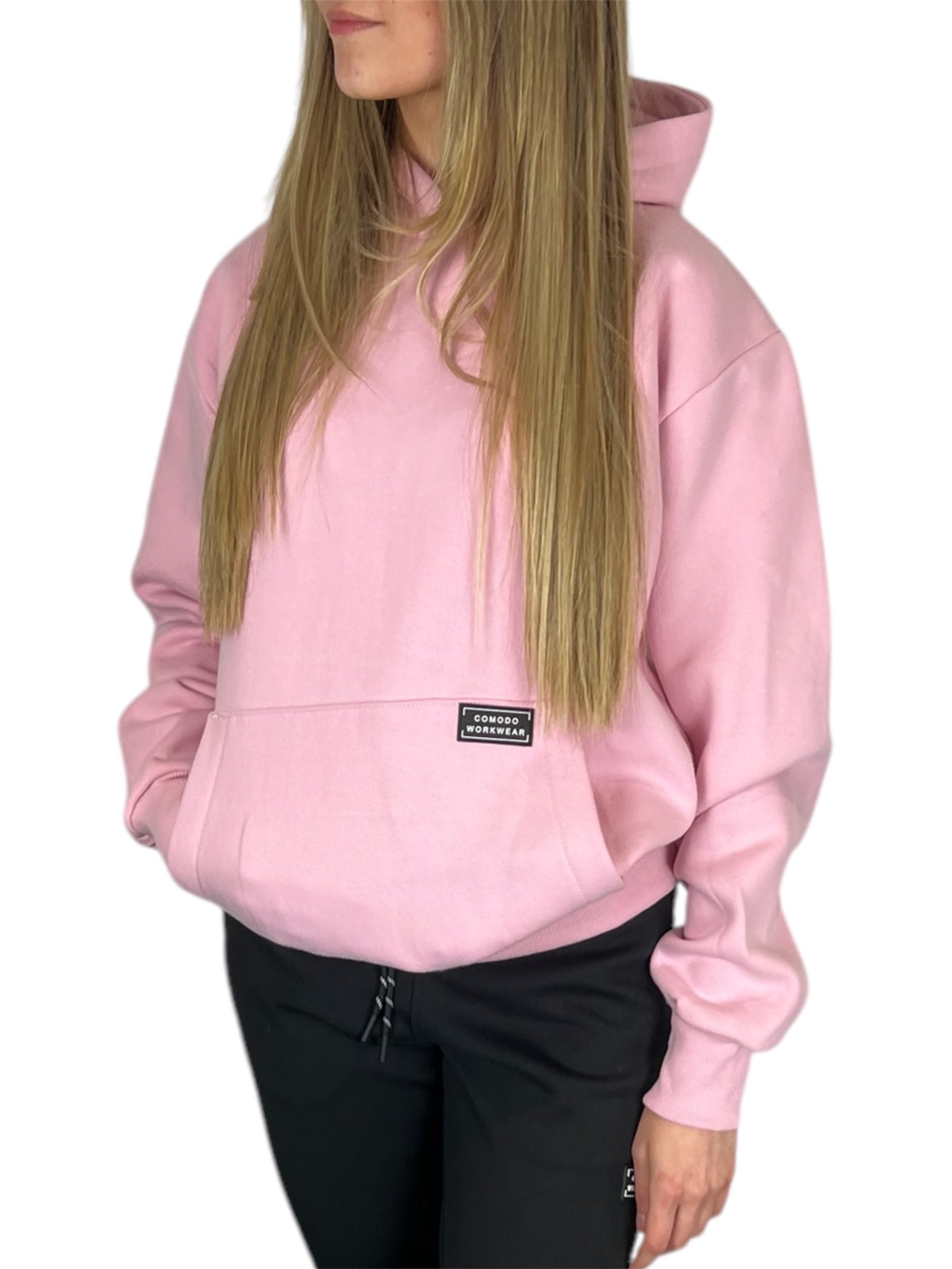 Comodo Workwear Hoodie in Pink