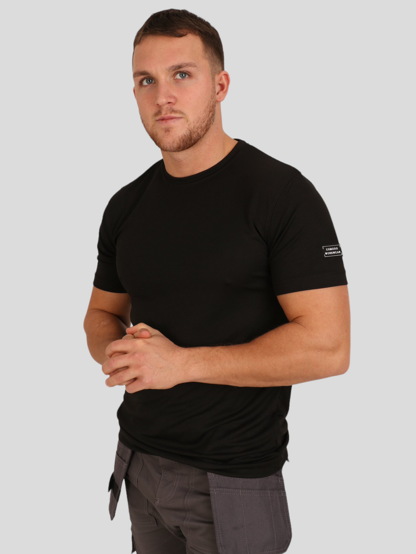 Comodo Workwear Breathable Black T-Shirt