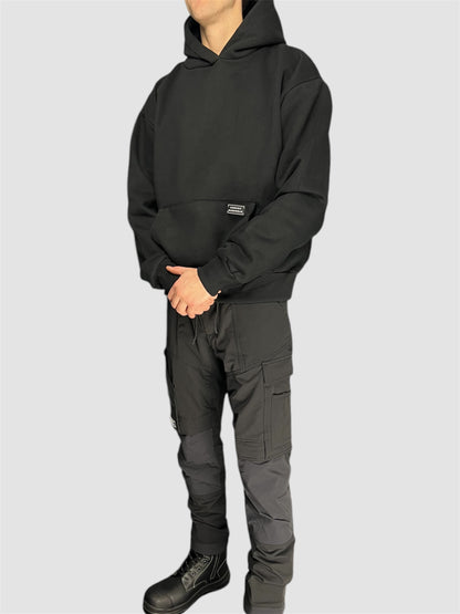 Comodo Workwear Hoodie and Trousers Set in Black