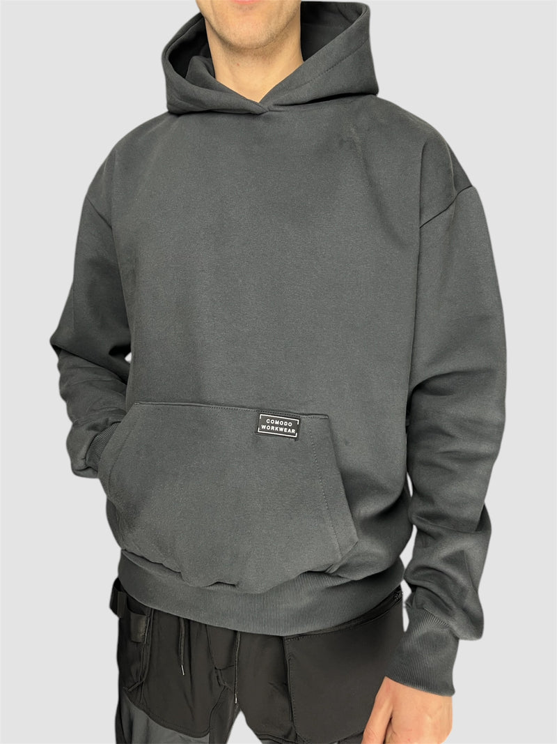 Comodo Workwear Hoodie and Trousers Set in Grey