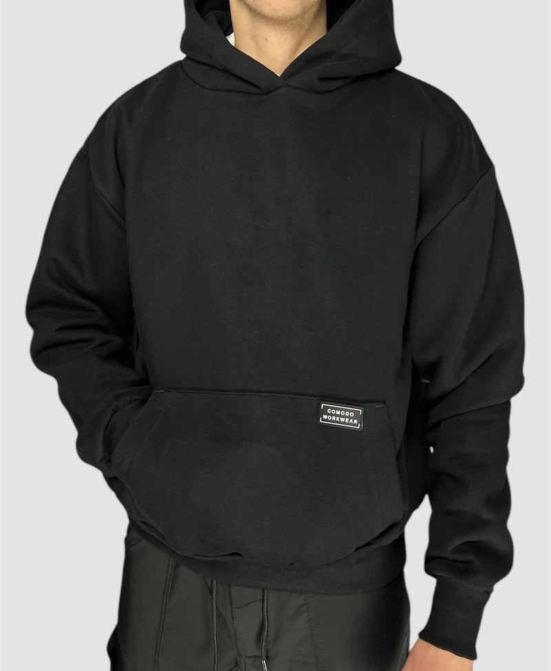 Comodo Workwear Hoodie in Black