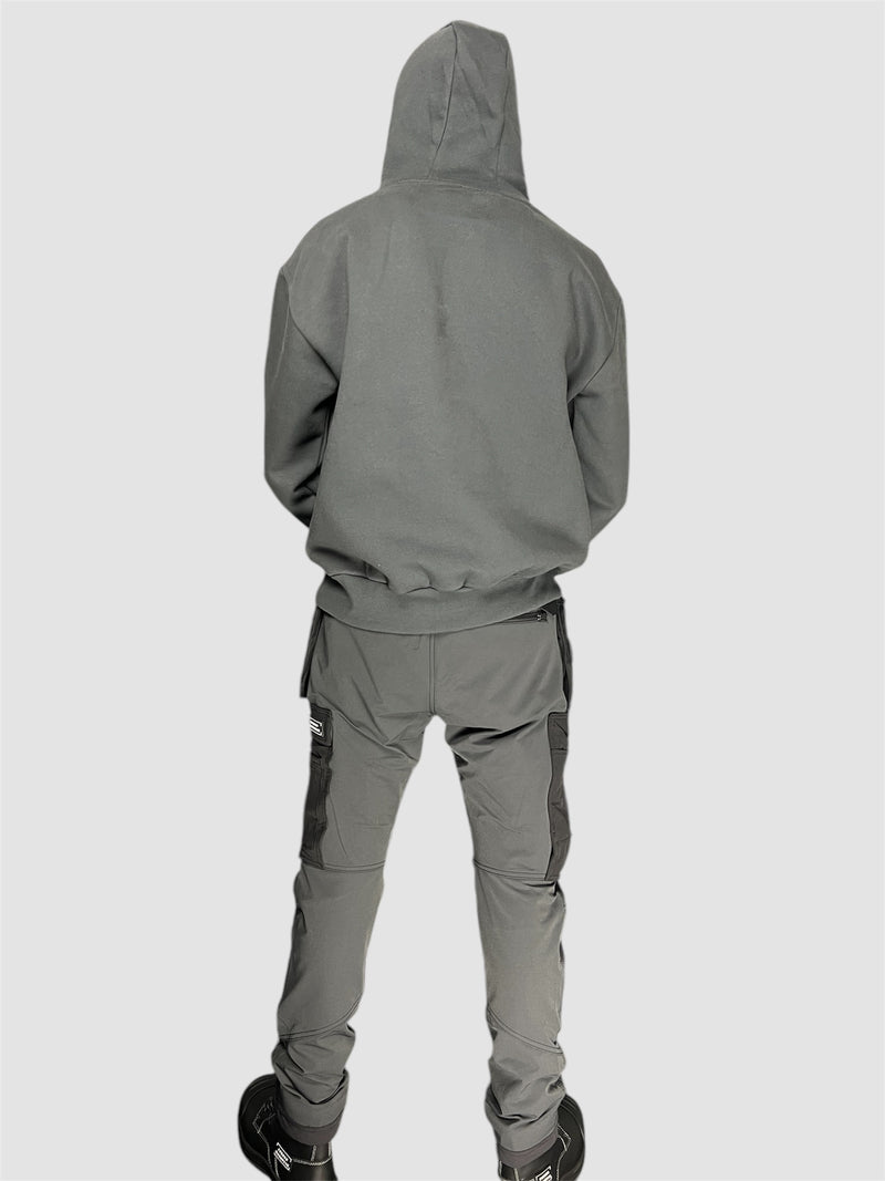 Comodo Workwear Hoodie and Trousers Set in Grey