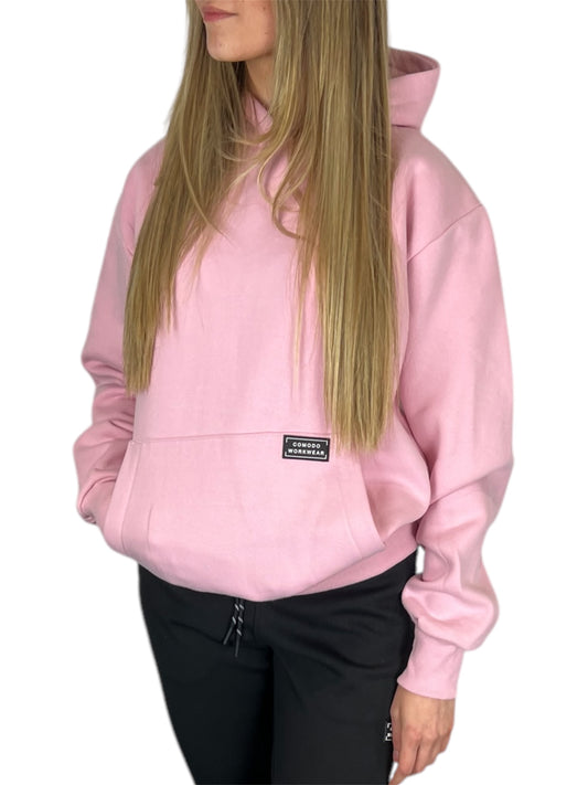 Comodo Workwear Hoodie in Pink