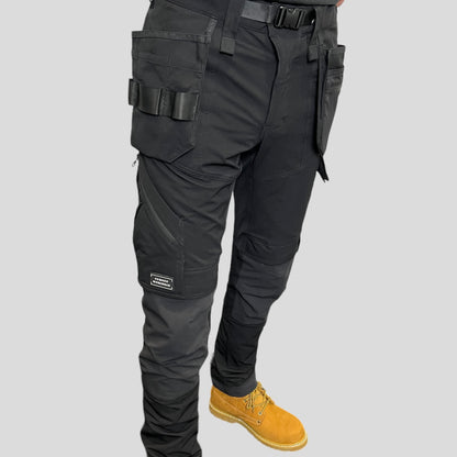 Comodo Workwear Hoodie and Trousers Set in Black