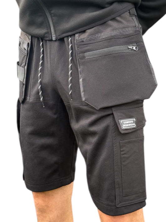 Comodo Workwear Tradesman Shorts in Black