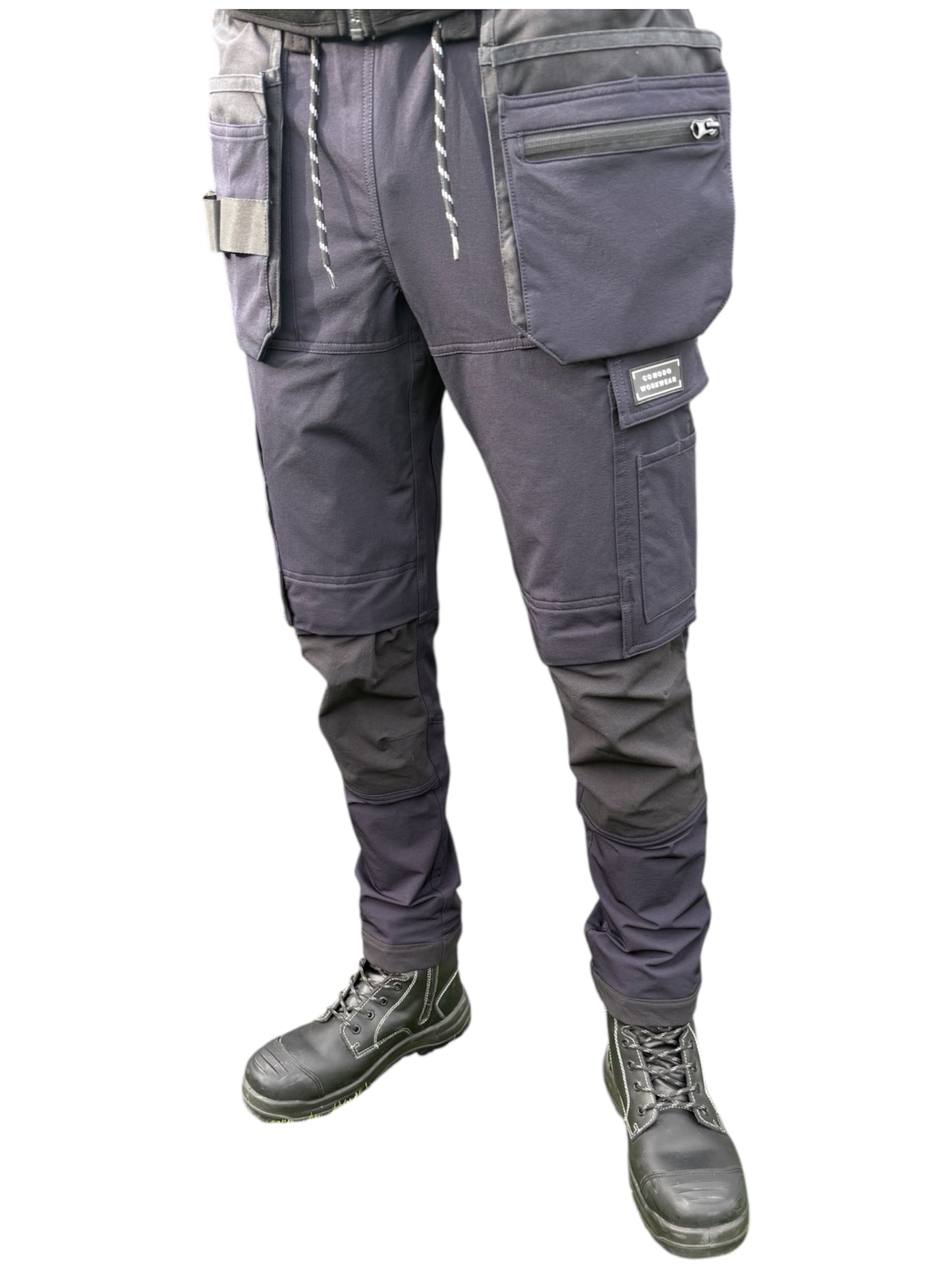New Comodo Workwear Slim Fit Tradesman Trousers in Navy - only 2XL and 3XL left