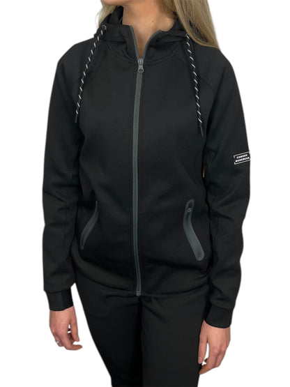 Comodo Womens Workwear Tech Jacket in Black