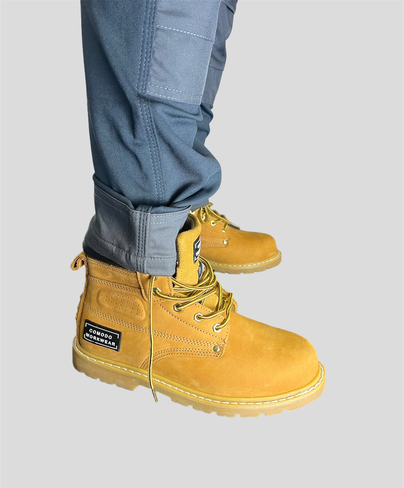 Comodo Workwear Steel Tims Boots - Mid tops