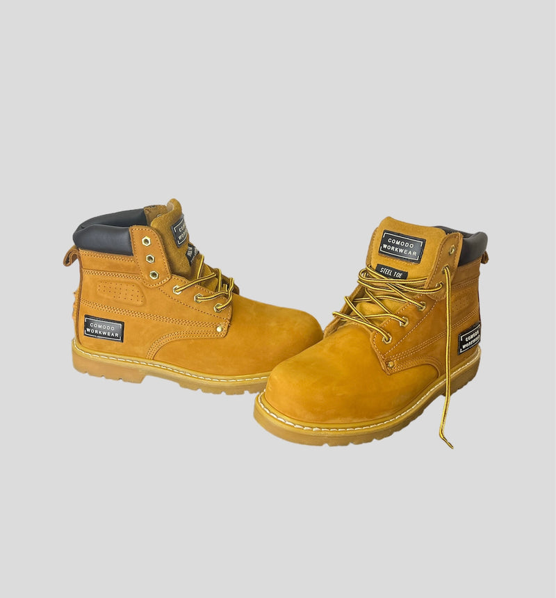 Comodo Workwear Steel Tims Boots - Mid tops