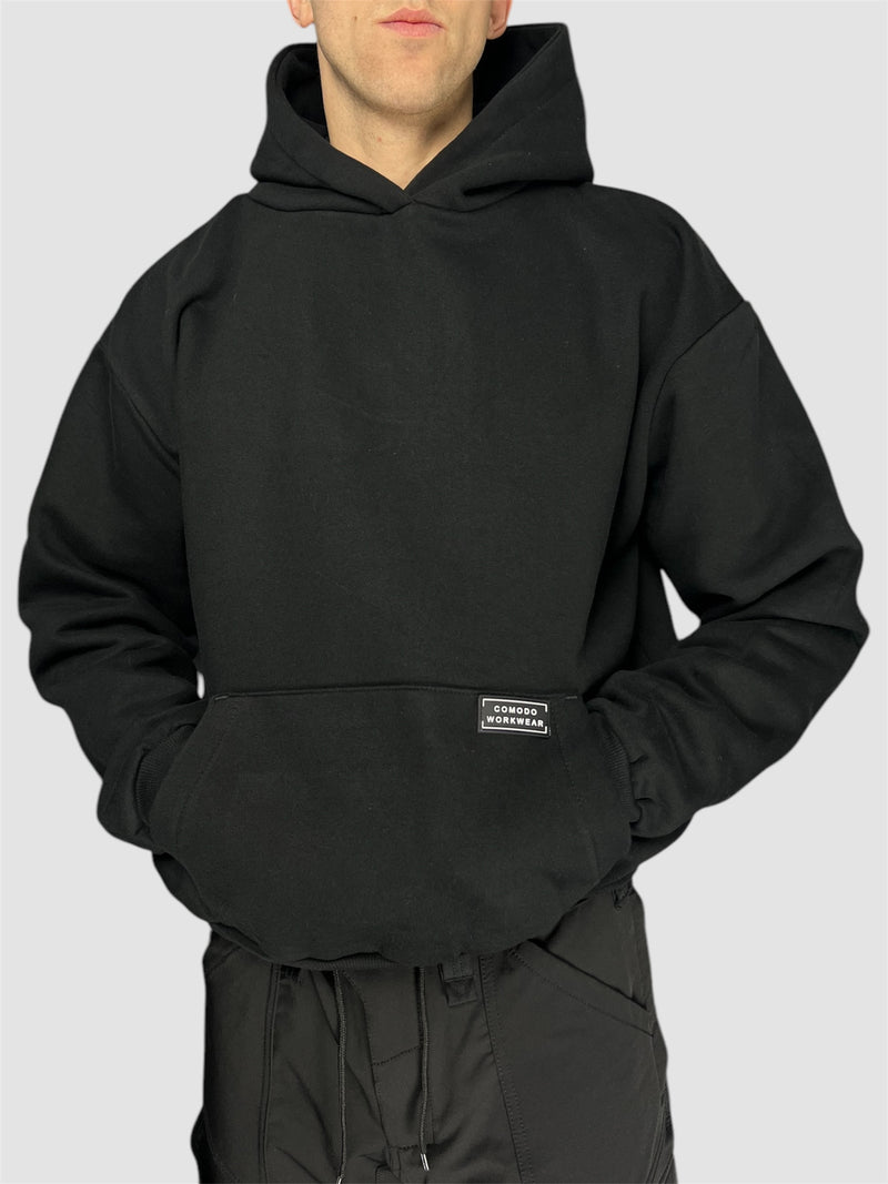 Comodo Workwear Hoodie in Black