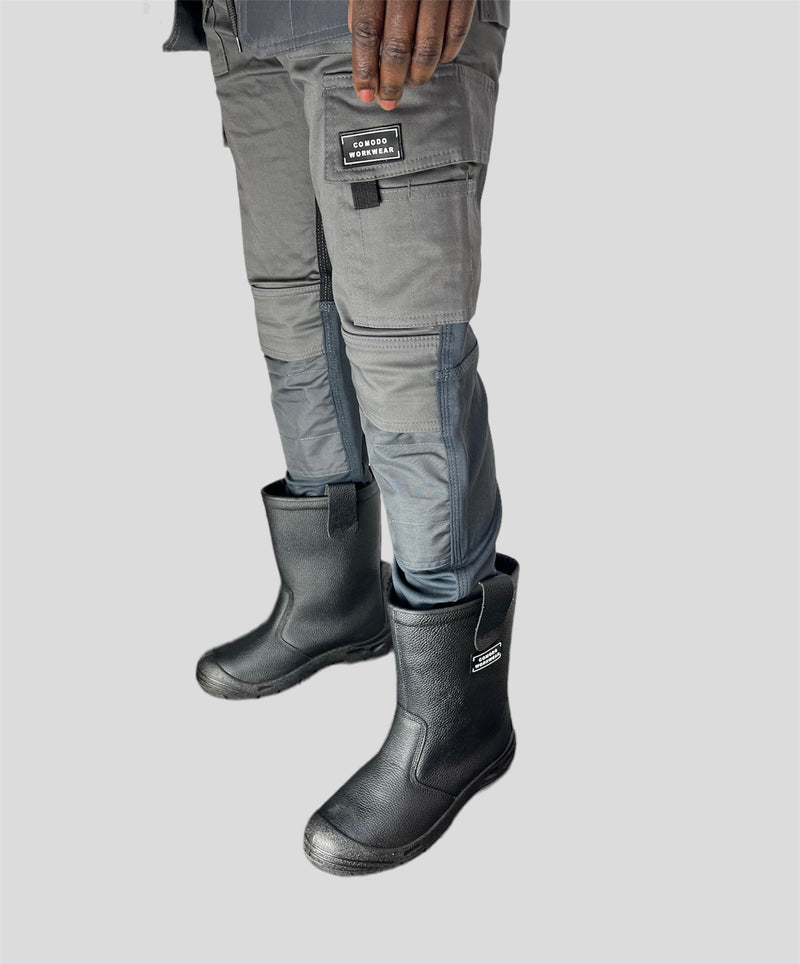 Comodo Workwear Steel Blacks Boots - Riggertoni's