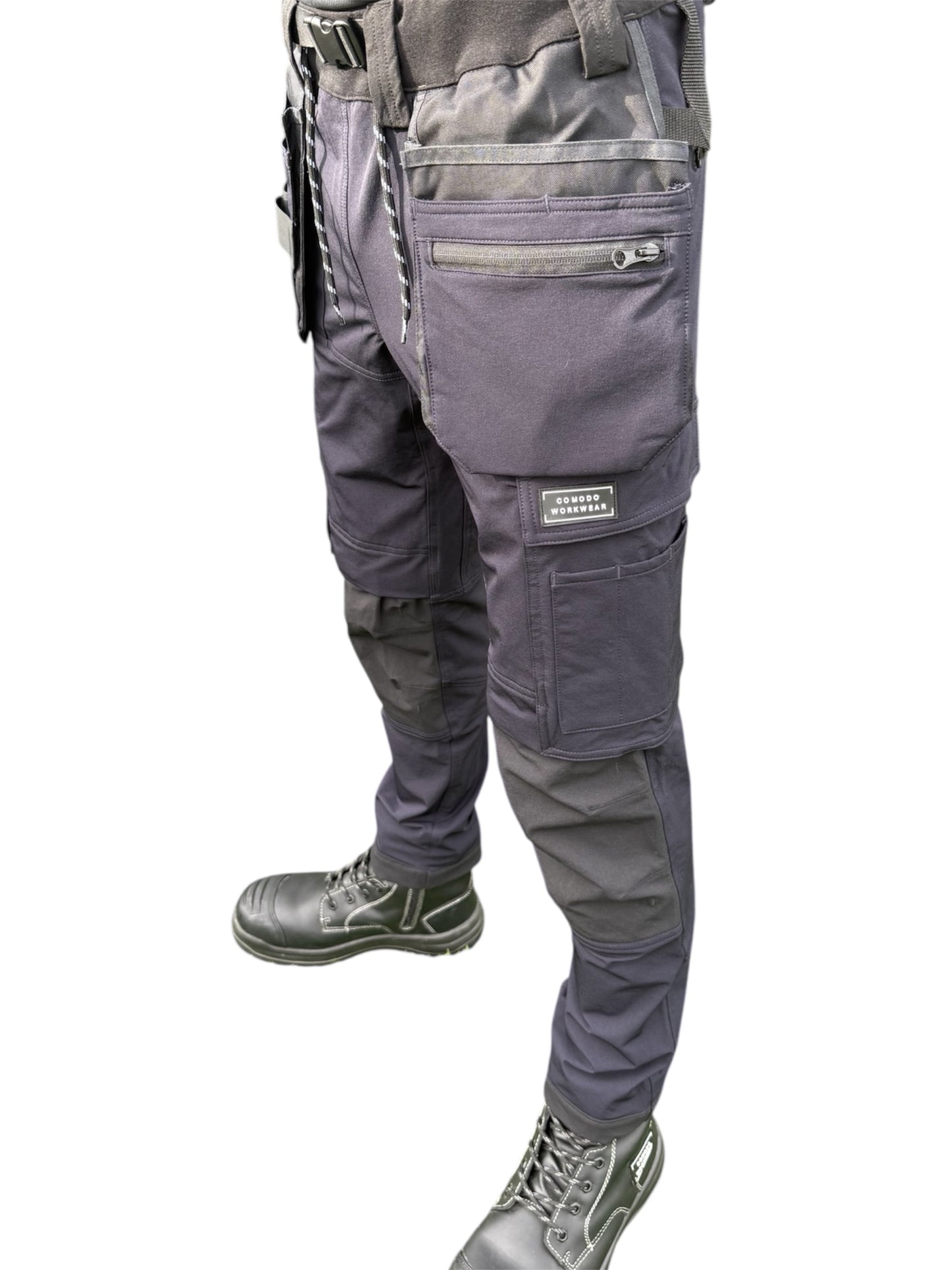 New Comodo Workwear Slim Fit Tradesman Trousers in Navy - only 2XL and 3XL left