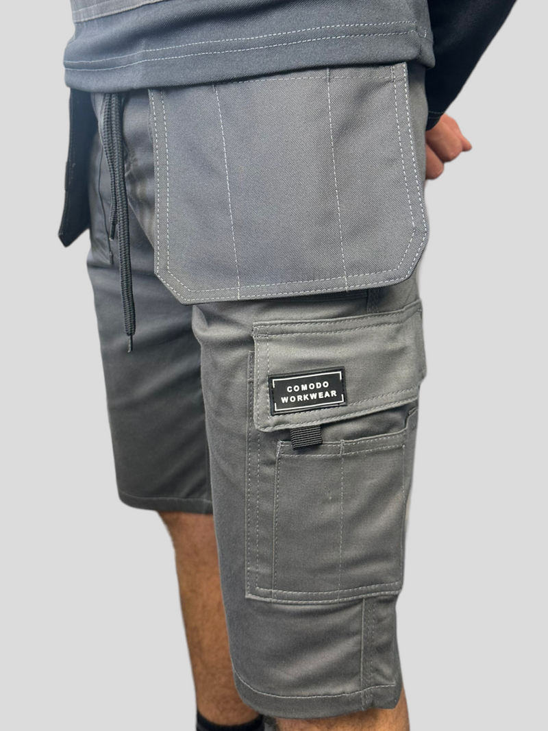 Comodo Workwear Shorts in Grey