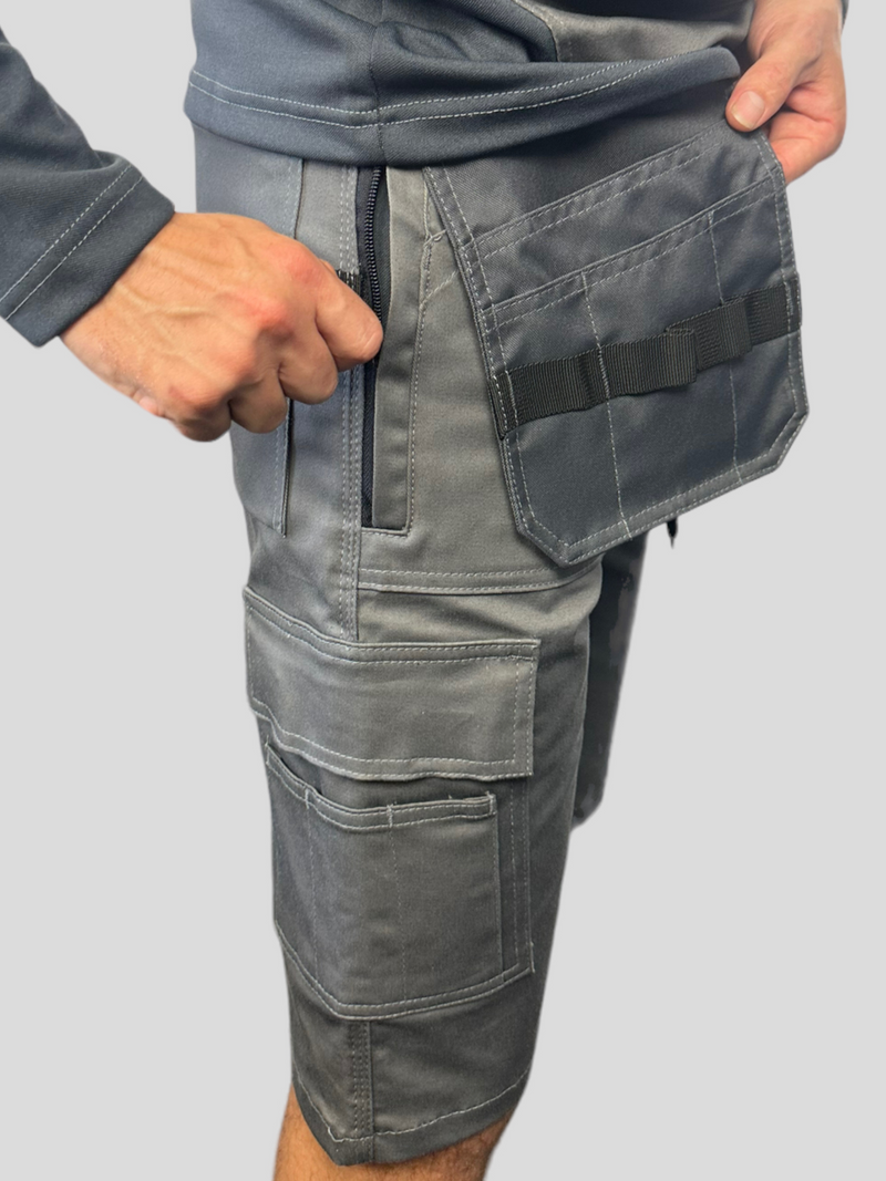 Comodo Workwear Shorts in Grey