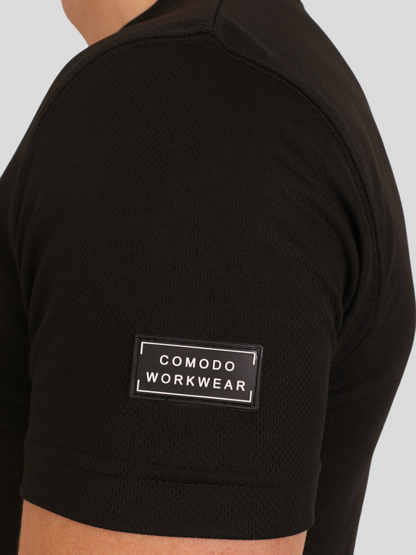Comodo Workwear Breathable Black T-Shirt