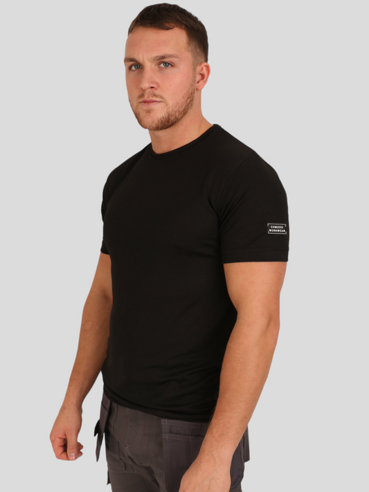 Comodo Workwear Breathable Black T-Shirt