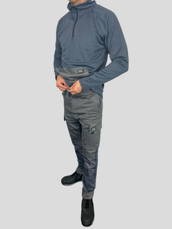 Comodo Workwear Poly-Tech Twinset in Dark Grey with No Holster Pockets