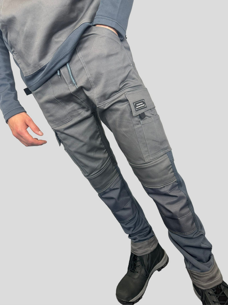 Comodo Workwear Poly-Tech Twinset in Dark Grey with No Holster Pockets