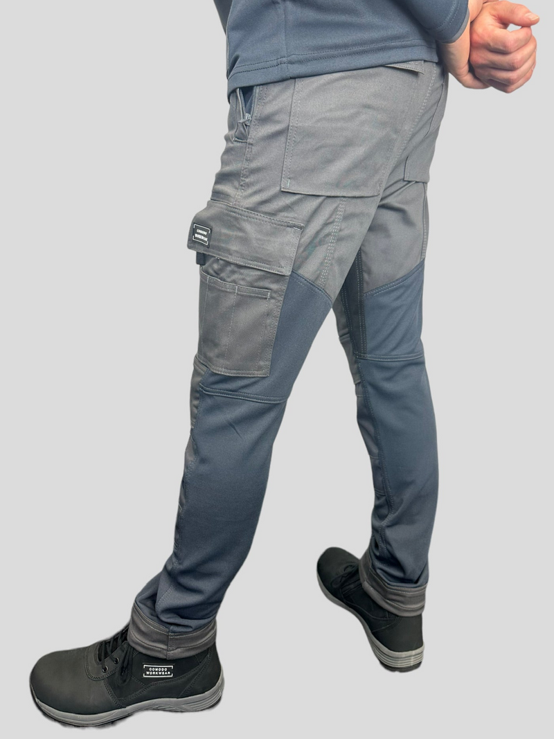 Comodo Workwear Trousers Poly-Tech Joggers in Dark Grey with No Holster Pockets