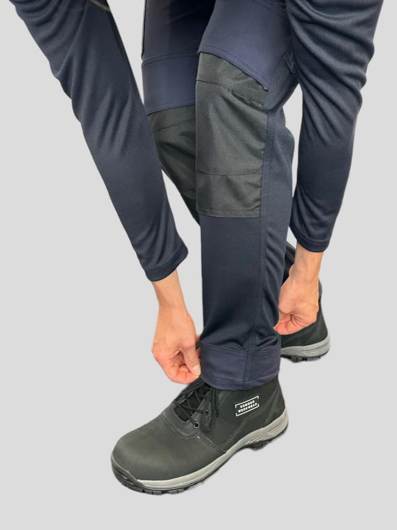Comodo Workwear Trousers Poly-Tech Joggers in Navy
